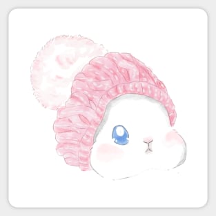 Claude Bunny Head _ Cute Rabbit Head Sticker